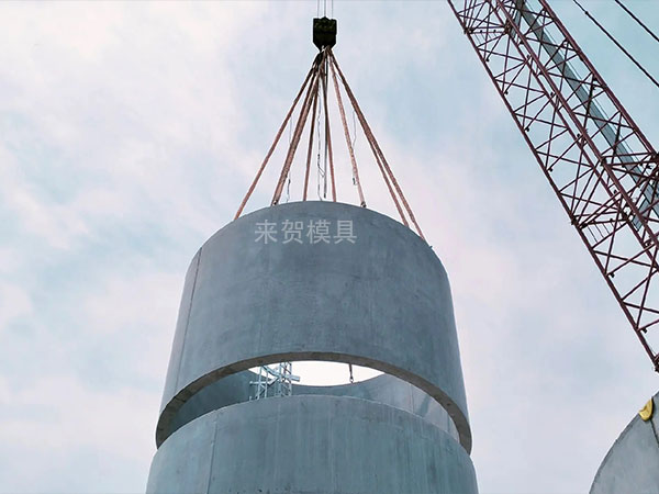 青海风电机组混凝土风电塔筒模具应用案例